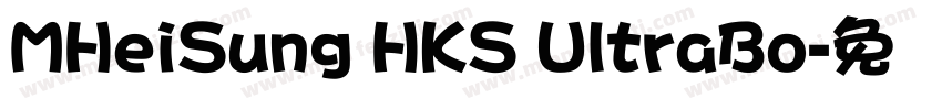 MHeiSung HKS UltraBo字体转换